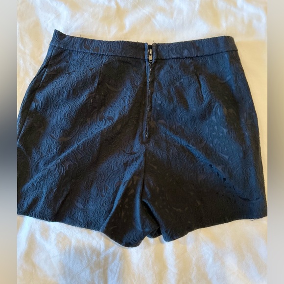 UO Lucca Couture Black High Waist Shorts - Picture 2 of 3